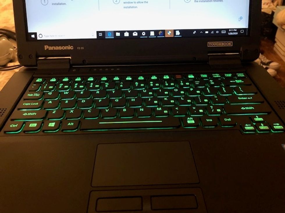 The Panasonic Toughbook 55