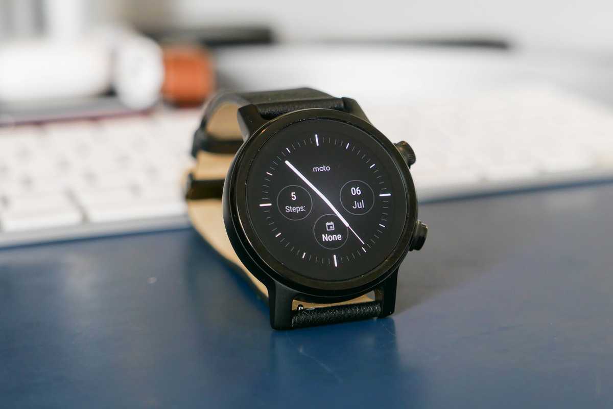 Third-generation Moto 360 smartwatch