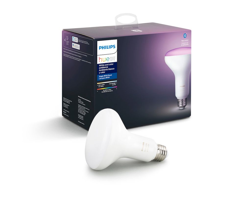 Three new bulbs will work with the Philips Hue Bluetooth app, including one that dims, one that works across a white spectrum, and one that shines both in white and color