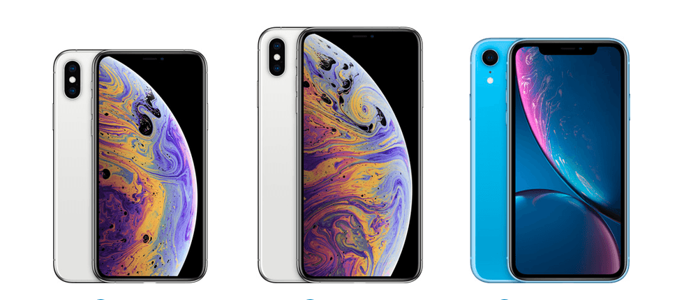 three new iphone screens displayed.