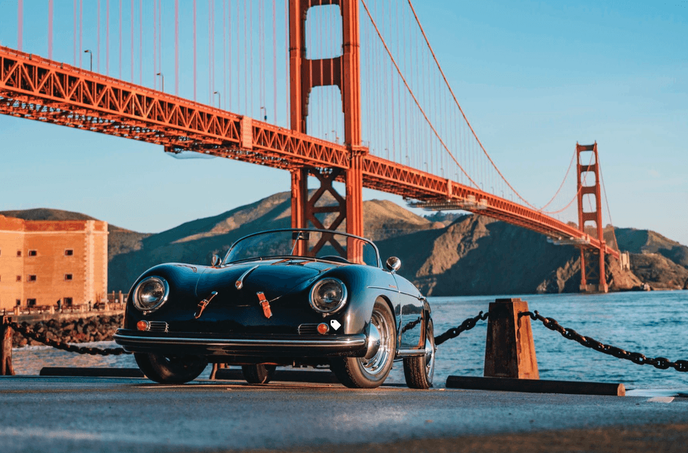 Turo image of a Porsche Speedster replica