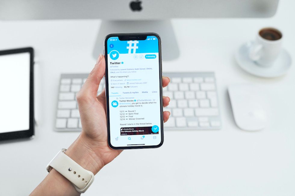Twitter Profile on Apple iPhone X