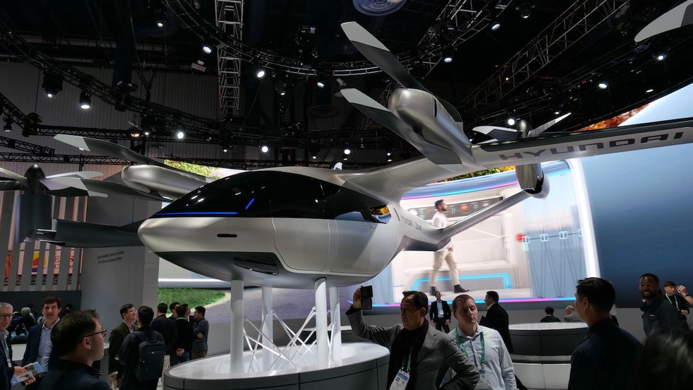 Uber Hyundai flying taxi