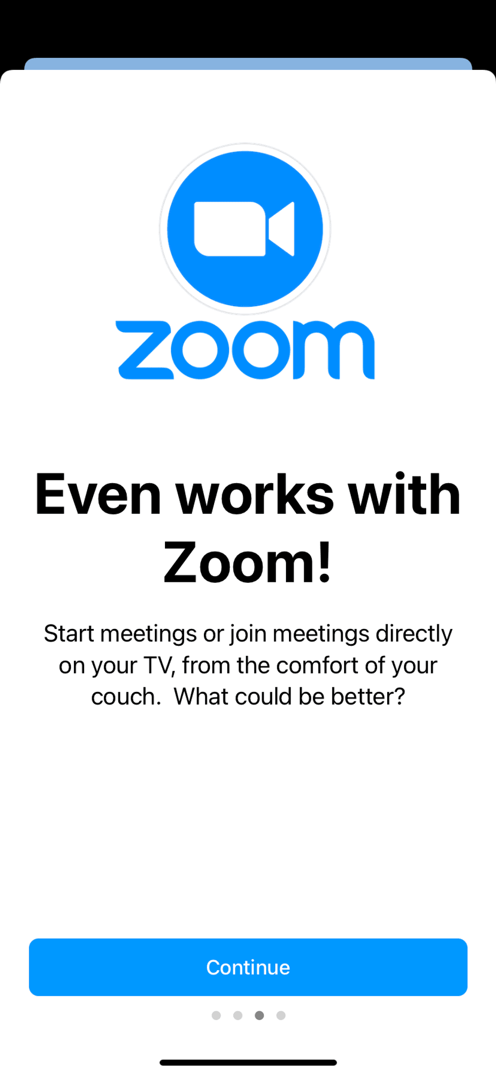 Use ONSCREEN app to make Zoom calls on your TV