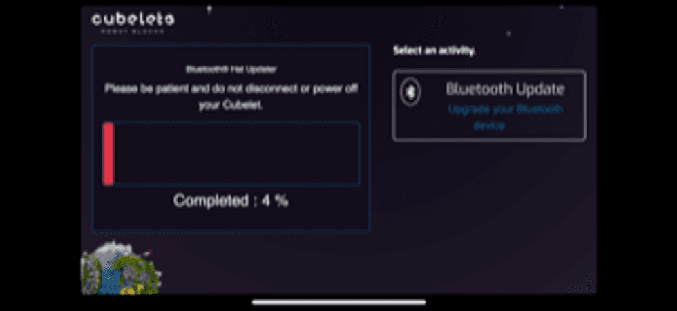 Using the Bluetooth hat, you can connect to the Cubelets app, an image here, to add more control to your robot