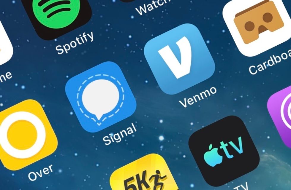 Venmo, the app pictured here, works best, while traveling, in making payments to friends and family in sharing costs