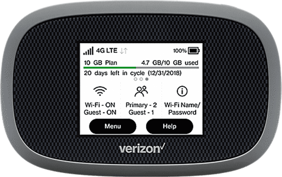 verizon jetpack mobile hotspot car