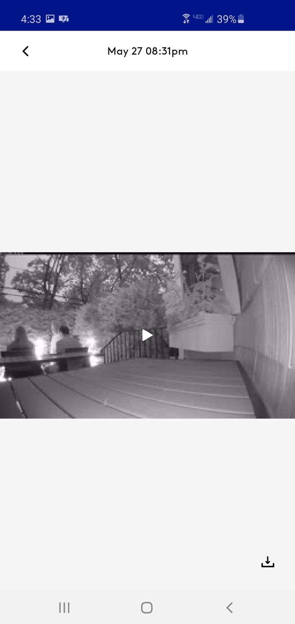 video in app of nightvision