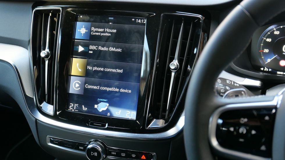Volvo Sensus Touchscreen infotainment system
