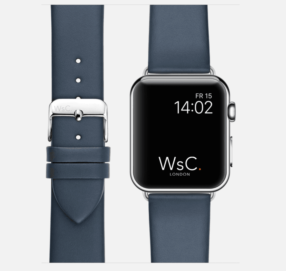 WsC Oxford leather strap for Apple Watch