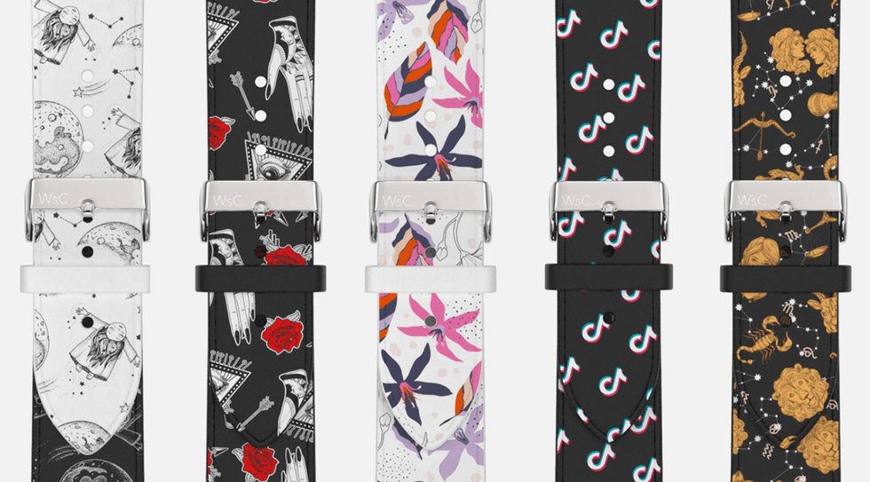 WsC Print Collection straps for Apple Watch