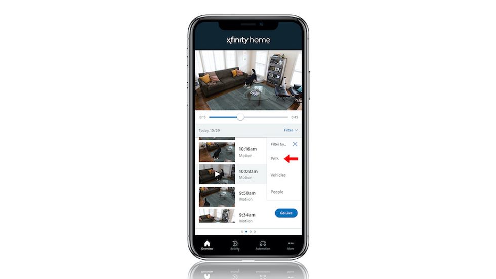 Xfinity Home app screenshot