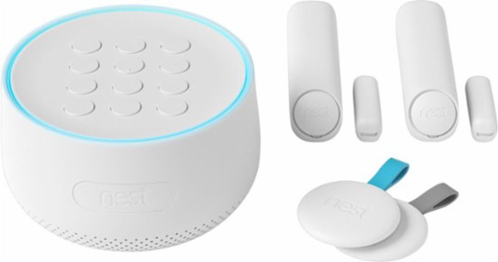 You can arm and disarm the Nest Secure Alarm System with a smartphone