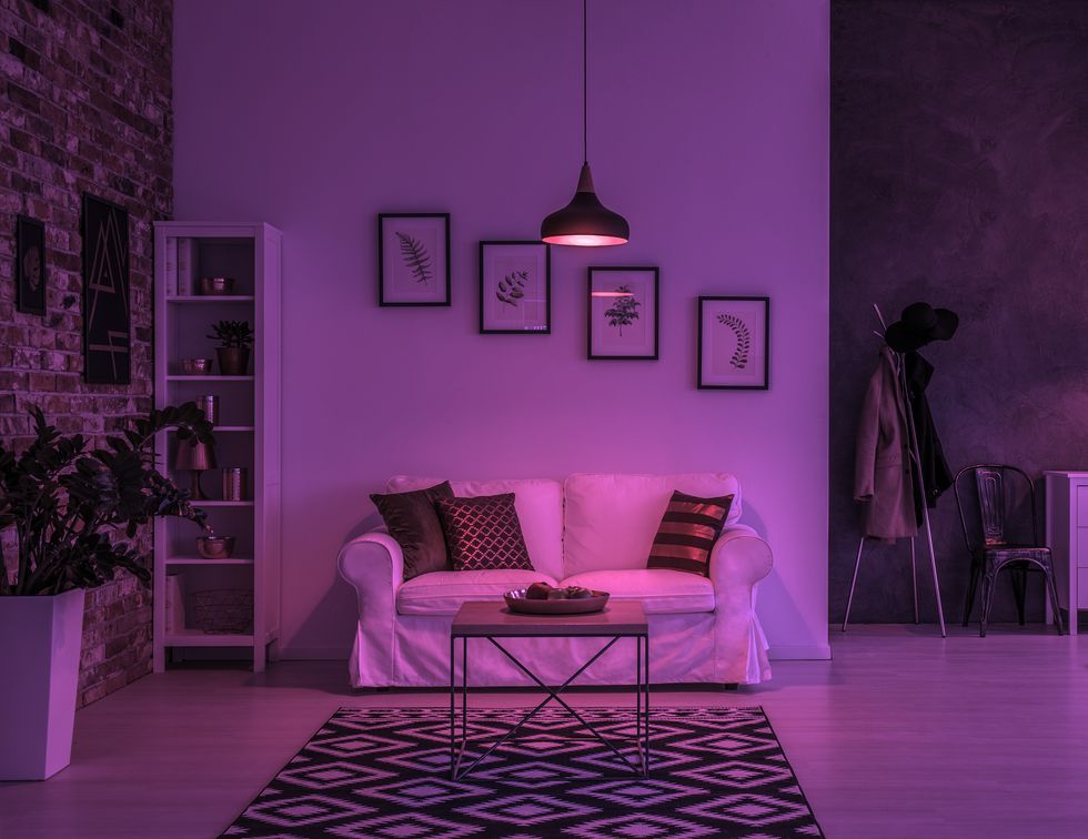 You can cast a soft glow around you at home with smart lights, as you wind your staycation down