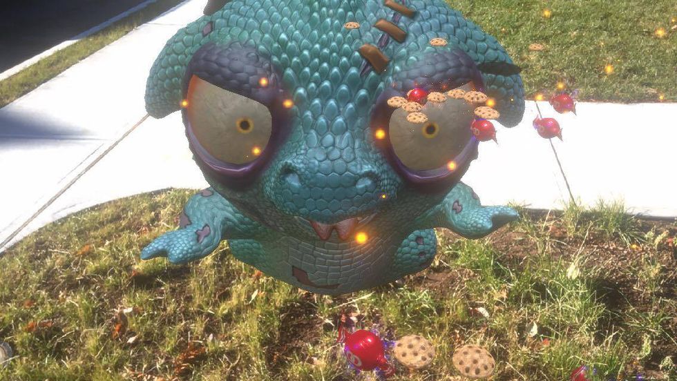 You can make Drake larger or smaller, even change colors in the Follow Me Dragon app